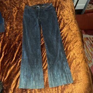 Roberto Cavalli dark wash flare jeans
